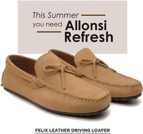 img 3 attached to Allonsi Genuine Leather Handcrafted Lightweight Men's Shoes