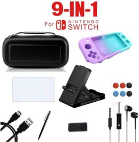 img 2 attached to 🎮 Newest Nintendo Switch Lite 5.5" Touchscreen Display - Family Holiday Gaming Bundle with iPuzzle 9-in-1 Carrying Case - Coral