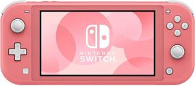 img 1 attached to 🎮 Newest Nintendo Switch Lite 5.5" Touchscreen Display - Family Holiday Gaming Bundle with iPuzzle 9-in-1 Carrying Case - Coral