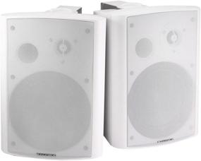 img 4 attached to 🔊 Monoprice 107496 8-Ohm Active Wall Mount Speakers: Enhanced Audio Experience in White (Pair)