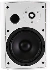 img 1 attached to 🔊 Monoprice 107496 8-Ohm Active Wall Mount Speakers: Enhanced Audio Experience in White (Pair)