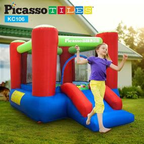 img 3 attached to 🏠 Enhanced Durability and Protection: PicassoTiles Heavy Duty Inflatable Playhouse