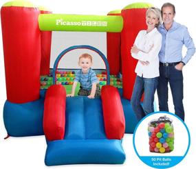 img 4 attached to 🏠 Enhanced Durability and Protection: PicassoTiles Heavy Duty Inflatable Playhouse