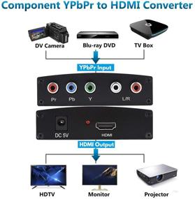 img 2 attached to 🎮 Nintendo Projector Television & Video Component Converter: Enhancing Compatibility for Optimal Performance