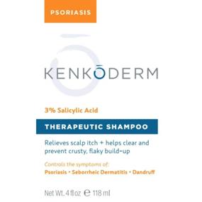 img 2 attached to Kenkoderm Psoriasis Therapeutic Shampoo - 3% Salicylic Acid, 4 oz, 1 Bottle, Dermatologist Developed, Fragrance and Color Free