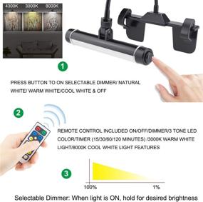 img 3 attached to 🖼️ LUXSWAY Wireless Picture Frame Led Lighting: Rechargeable Art Display Lights with Remote Control