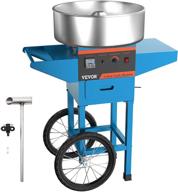 🍭 vbenlem commercial cotton candy machine with cart - perfect for family and party fun, 20.5 inch, blue логотип