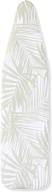 juvale чехол для гладильной доски и накладка из прочного железа, белый с пальмовым принтом, 15 x 54 дюйма. логотип
