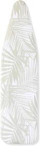 img 4 attached to Juvale Чехол для гладильной доски и накладка из прочного железа, белый с пальмовым принтом, 15 x 54 дюйма.