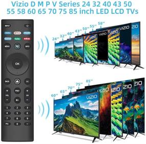 img 2 attached to 📱Пульт UNOCAR: Совместим с Vizio Smart TV XRT-140, SmartCast, Quantum 4K UHD HDR OLED HDTV, серия V, серия D, серия M, серия P LED LCD, 24-85-дюймовые телевизоры - Watchfree