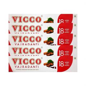 img 3 attached to 🌱 Vicco Herbal Toothpaste: 5-Pack for Natural Oral Care