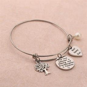 img 1 attached to Top-rated Nanny Bracelet: Meaningful Nanny Gifts for Granddaughters - Nanny Jewelry Celebrating Forever Love between a Nanny and Granddaughter - Thoughtful Gift for Nanny