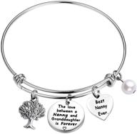 top-rated nanny bracelet: meaningful nanny gifts for granddaughters - nanny jewelry celebrating forever love between a nanny and granddaughter - thoughtful gift for nanny logo