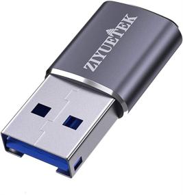 img 4 attached to 💾 ZIYUETEK Алюминиевый USB 3.0 Micro SD Кардридер для ПК - Портативный адаптер для карт памяти с считывателем TF-карт