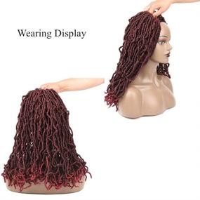 img 3 attached to Dreadlocks18 Crochet Synthetic Goddess Extensions