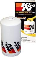 🔒 k&amp;n premium oil filter: engine protection for 1994-2003 ford (club wagon, super duty, e350, e450, e550, excursion, f59, f250, f350, f450, f550, econoline, stripped), hp-6001 logo