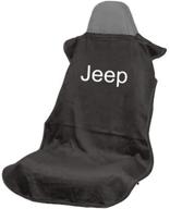 🚗 black jeep seat protector towel by seat armour sa100jepb logo