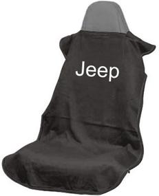 img 1 attached to 🚗 Black Jeep Seat Protector Towel by Seat Armour SA100JEPB