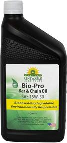 img 3 attached to 🌿 Renewable Lubricants Bio-Pro Chainsaw Oil, Compatible with Electric, Battery, and 2-Stroke Chainsaws, Sustainable and Eco-Friendly Bar and Chain Lube, 1 qt