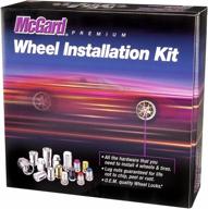 🔧 enhance your jeep wrangler's wheels with mcgard 84563bk black wheel installation kit - 23 piece, 1/2"-20 thread size logo
