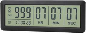 img 4 attached to AIMILAR AY4053-Black Digital Countdown Timer: Upgraded Big 999 Days Count Down Clock for Vacation, Retirement, and Wedding