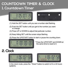 img 1 attached to AIMILAR AY4053-Black Digital Countdown Timer: Upgraded Big 999 Days Count Down Clock for Vacation, Retirement, and Wedding