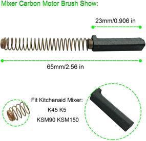 img 2 attached to Whirlpool KitchenAid Stand Mixer Carbon Motor Brush W10380496 - DTAIR, W10260958, AP5178083, PS3495098, 9706416 (Pack of 2)