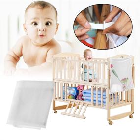 img 2 attached to Large Mesh Baby Bed Hanging Storage Bag - Organize Baby Crib with Hanging Bed Organizer Storage Bag