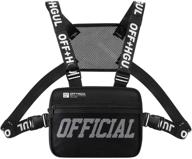 🎒 ousawig chest rig bag: ultimate walkie talkie holder for men and women (black) logo