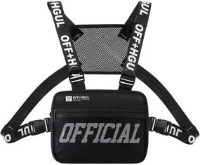 img 4 attached to 🎒 Ousawig Chest Rig Bag: Ultimate Walkie Talkie Holder for Men and Women (Black)