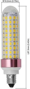 img 3 attached to 💡 Dimmable Halogen Replacement for Candelabra Base Bulbs