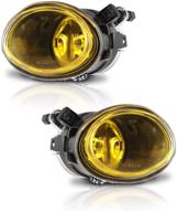 сборка противотуманных фар для bmw 3 серии e46 m3 2001-2006 гг./ bmw 5 серии e39 m5 00-03 гг. с жёлтыми линзами - autowiki (2 шт.) логотип