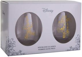 img 1 attached to 🍷 Winnie The Pooh Tigger Collectible Wine Glass Set - A Must-Have for Disney and Wine Enthusiasts