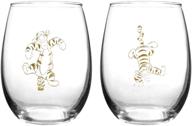 🍷 winnie the pooh tigger collectible wine glass set - a must-have for disney and wine enthusiasts логотип