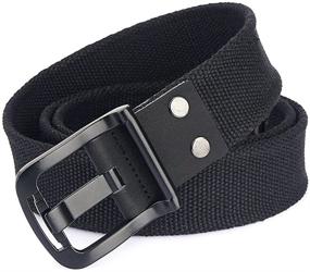 img 4 attached to 🔥 Premium Hoanan Black Military Buckle Canvas – Exceptional Durability and Style