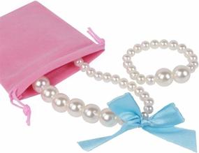 img 3 attached to 👑 kilofly Princess Party Favor Jewelry Value Pack, Necklace & Bracelet Sets - The Perfect Accessory for Your Princess Party!