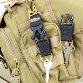 img 2 attached to DYZD Tactical Keychain Carabiner Survival