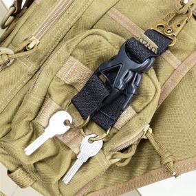 img 3 attached to DYZD Tactical Keychain Carabiner Survival