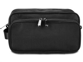 img 3 attached to 🌧️ Lucky Rain Travel Toiletry Essentials Bag - TSA Approved, Water Repellent Shaving Dopp Kit (2nd Style)