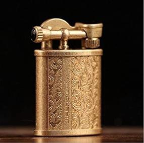 img 3 attached to 🕯️ Vintage Handmade Brass Metal Table Lighter - Retro Cigarette Kerosene Lighter - Youfeel