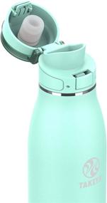 img 3 attached to 🚀 Takeya Traveler Insulated Travel Mug, Aqua, Leak-Proof Lid, 17 oz.