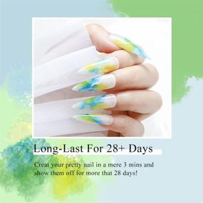 img 1 attached to 💅 Гель-лак для ногтей MIZHSE Blooming - 12-цветная мраморная краска для ногтей, Магическая акварель для ногтей Нейтрально-розово-голубая фиолетовая Гелиос для маникюра Лак для ногтей, Цветочный дизайн - Арт-лак