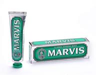 marvis classic mint toothpaste - powerful 3.8 oz formula for optimal dental care logo