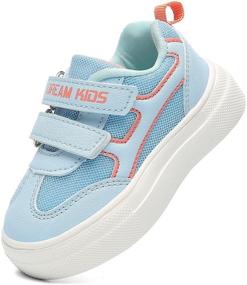 img 4 attached to Running Toddler Lightweight Comfortable Sneakers Girls' Shoes