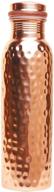 osnica 100% pure copper water bottle – ayurvedic leak-proof copper bottle with seal cap, joint free design – 32 oz (hammered) 600 ml логотип