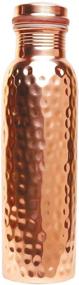 img 1 attached to OSNICA 100% Pure Copper Water Bottle – Ayurvedic Leak-Proof Copper Bottle with Seal Cap, Joint Free Design – 32 Oz (Hammered) 600 ML