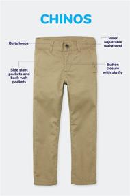 img 1 attached to 👖 Stylish Skinny Chino Pants for Girls - The Children's Place