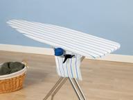 premium quality april stripe ironing board cover by household essentials - standard size for perfect ironing results! logo