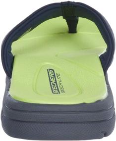 img 2 attached to Skechers Supreme Pool Sandal Medium Little Boys' Shoes in Sandals