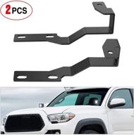 2nd gen toyota tacoma ditch light brackets - hood mount accessories for offroad auxiliary led pod work light, compatible with 2005-2015 models by nilight, with 2 years warranty logo